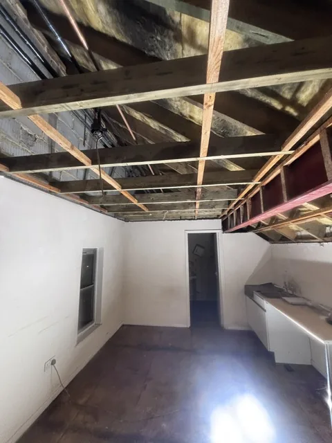 Controlled artex plasterboard strip-out in Chiswick